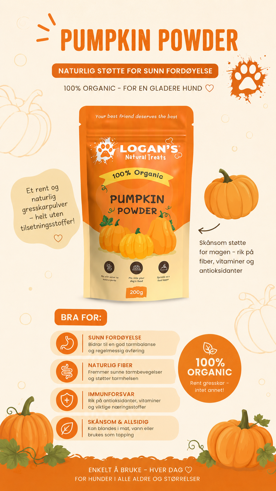 Pumpkin Powder 200g