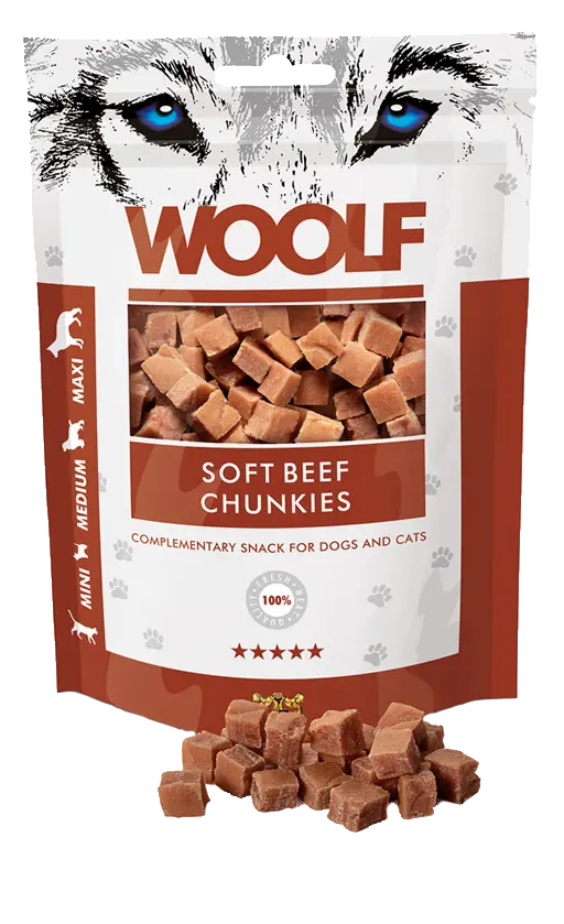 Woolf beef chunkies